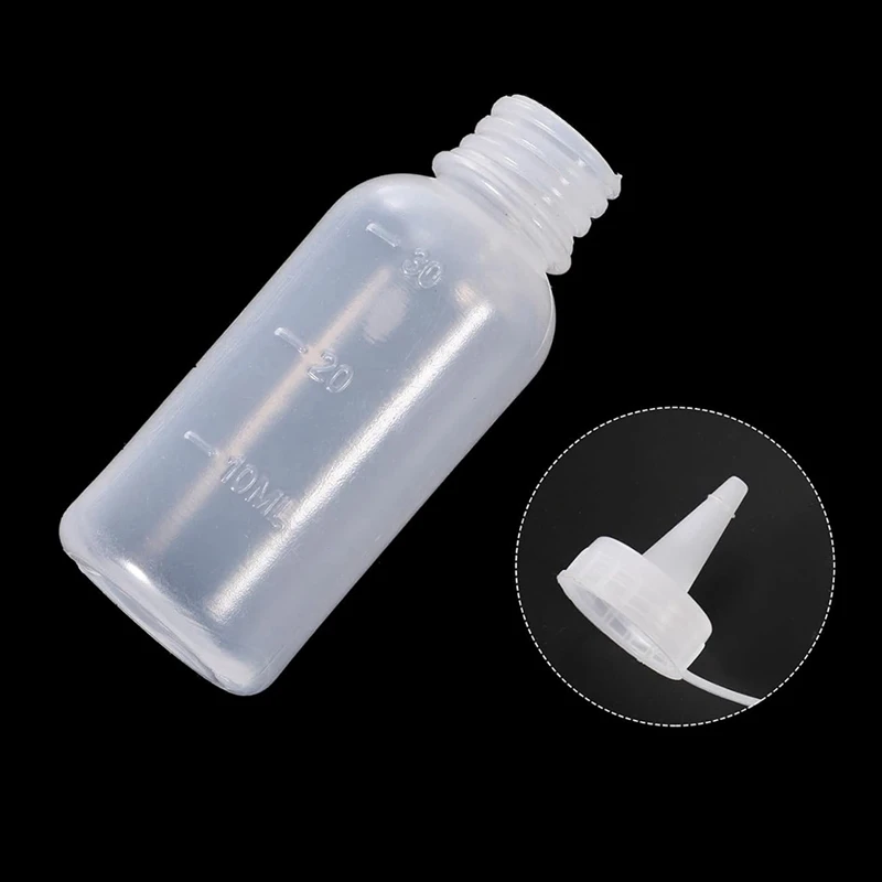 1 Oz Precision Applicator Bottles, 4Pcs 30Ml Needle Tip Squeeze Bottle Small Squeeze Bottles Mini Needle Bottle