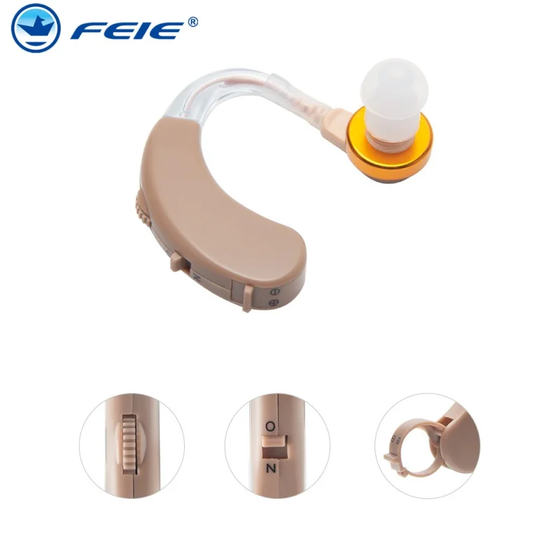 Convenient Without Charging Invisible Wireless High Power Sound Amplifier Elderly Young Deaf Hearing Aid Headphones Volume Ampli