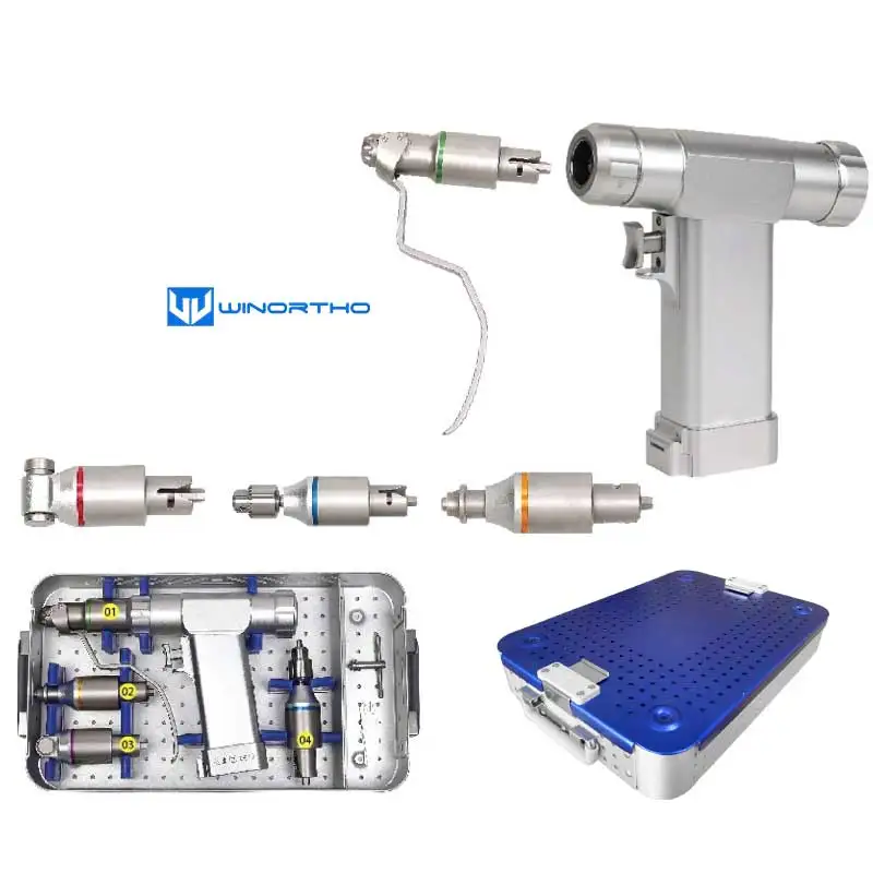 BW7.2V Wielofunkcyjny system wiertarki i piły do ​​kości weterynarz weterynaryjny Rozwiertak z kanulacją Acetabulum Saggital instrumenty ortopedyczne