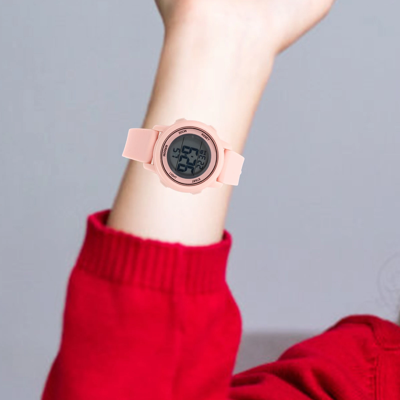 Digital s Watch Electronic Wristwatch for Boys Girls Sports Waterproof Alarm Clock Date Function Long Life
