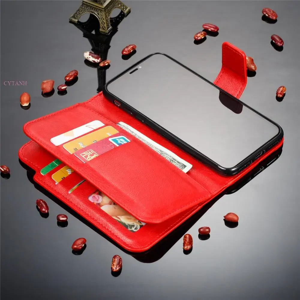 Leder Neun Karten Brieftasche Fall Für Samsung Galaxy S24 Ultra S23 FE S22 S20 S21 Plus S10 S9 S8 Plus Hinweis 20 Telefon Abdeckung – Detail 30