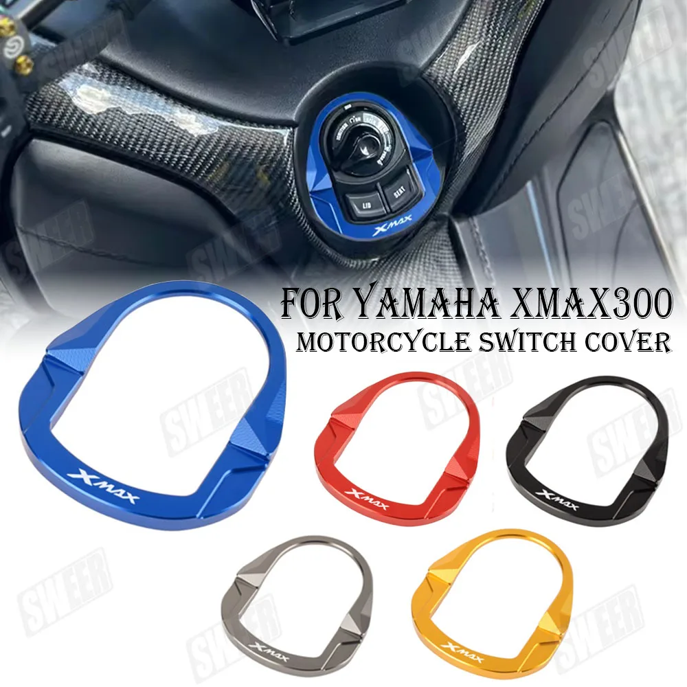 

Декоративная крышка замка зажигания с ЧПУ для мотоциклов YAMAHA XMAX 300 X-MAX 300 XMAX300, аксессуары для тюнинга