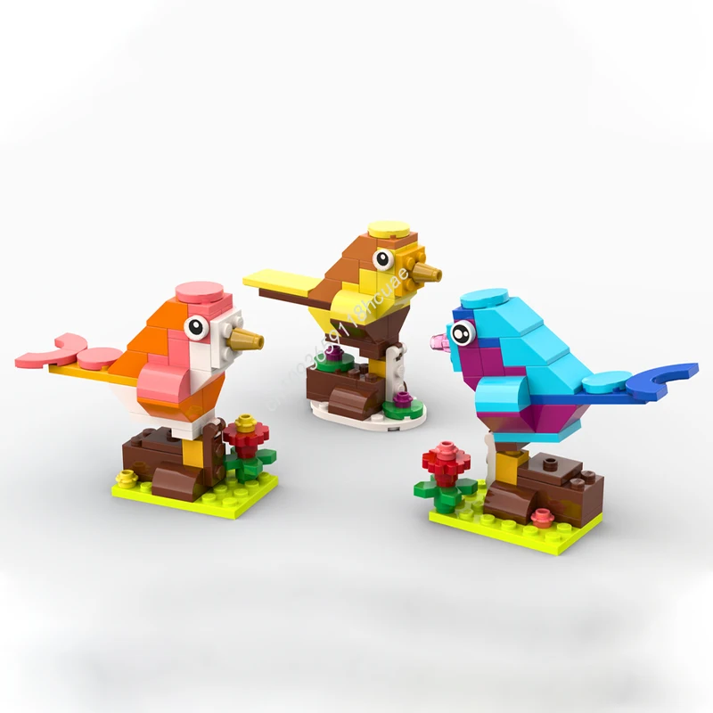 

120pcs MOC Birds Classic Building Blocks Constructing Plastic Educational Creative Learning Christmas toy Gift