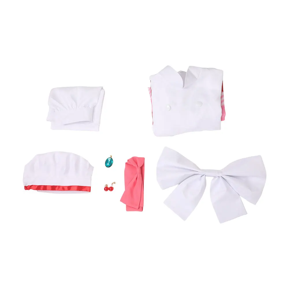 ชุดคอสเพลย์สำหรับเชฟชุดแฟนซีหมวกชุดโลลิต้าชุดแฟนซีสำหรับผู้หญิงชุดปาร์ตี้เทศกาล