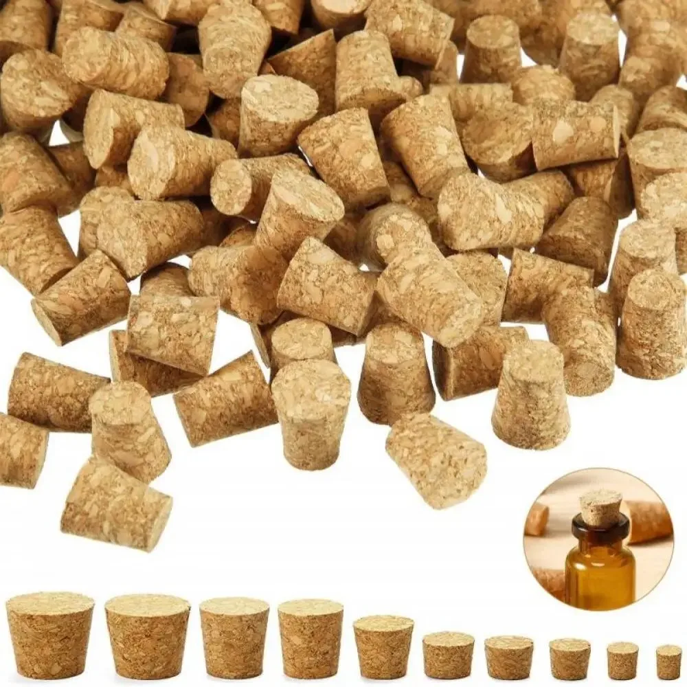 

DIY Tapered Cork Plugs Straight Sealing Cup Bottle Stopper Sealing Stopper Stoppers Lab Test Tube Stopper Kettle