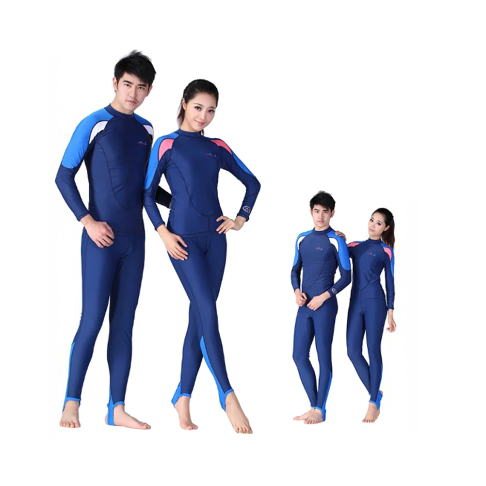 

Sunscreen Diving Suit Women Long Sleeve Swim Dress Dive Swimsuit Anti-scratch Full Body Wetsuit Lightweight Portable Soft Comfy