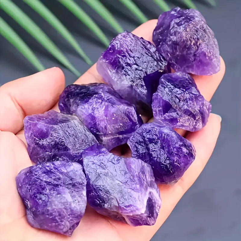 Natural Amethyst Rough Stone Home Decoration Gift Aromatherapy Stone, Witchcraft Cleaning Supplies, For Chakra Meditation