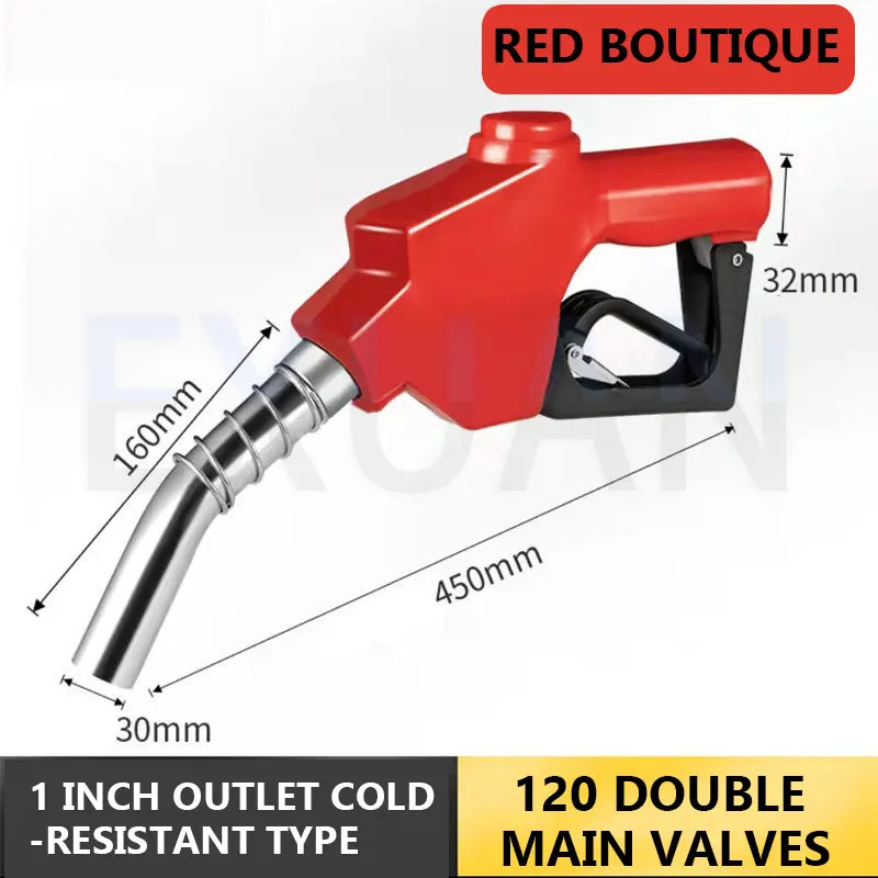 

Пистолет для дизельного топлива, 1-дюймовый автомобильный дозатор топлива, газовая станция, топливная форсунка, автоматический пистолет для прыжков, самозапечатывающийся пистолет, ручка дизельного бензинового пистолета