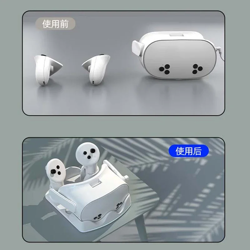 Rechargeable Display Stand for Quest 3S VR Stand Display Holdeand Controller for Meta Quest 3/2 VR Charger Station