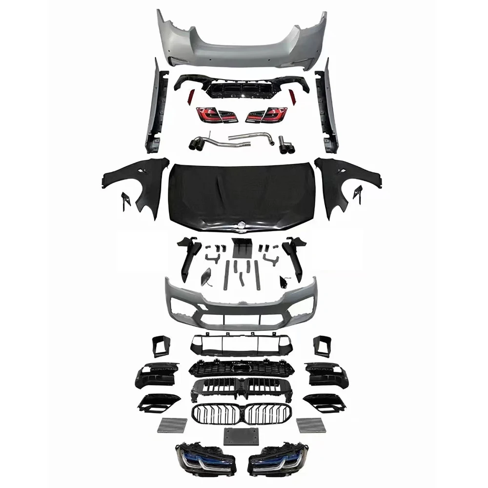 

2021 M5 Bodykit for BMer 5 Series F10 2011-2017 China Auto Spare Parts Old to New M Power F90 Upgrade G30 PP Plastic Body Kit