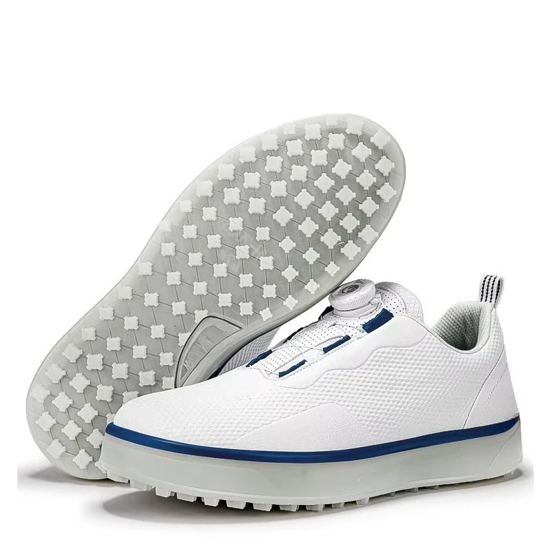 Golf Practice Shoes for Men Lightweight Comfortable Mesh Upper Low-top EVA Midsole Durable Anti-Slip Outsole for Daily Use