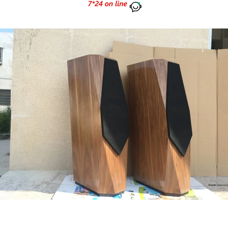 

Корпус для Hi-Fi колонок L-055, пустой, для самостоятельной сборки, 8, 10, 12 дюймов, трехполосный, с угловым вырезом, широкий угол наклона, для больших динамиков
