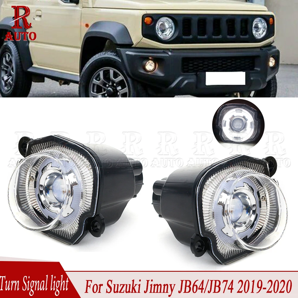 

R-AUTO LED Turn Signal Lights White + Yellow 1Pair For Suzuki Jimny JB64/JB74 2019-2020 Left Right 1 Pair Turn Signal Lights