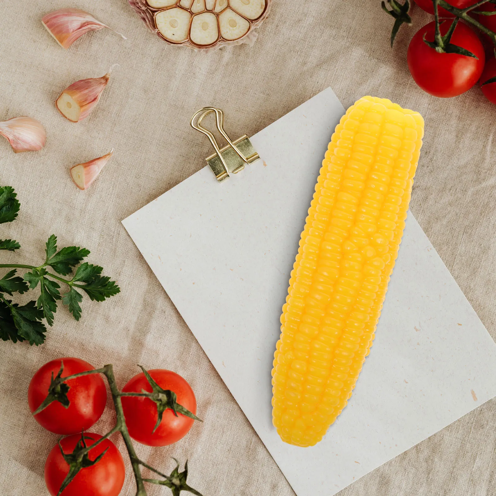 

Artificial Corn Realistic Vegetable Decor Premium PVC Material Photo Prop Teaching Aid Home Office Ornament Artificial Corn