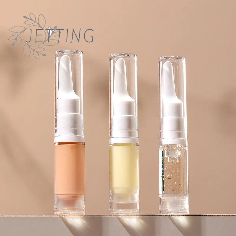 حار 5 مللي واضح مضخة تفريغ الهواء زجاجة مستحضرات التجميل كريم عين السفر حجم موزع إعادة الملء الحاويات الشامبو أدوات الزينة