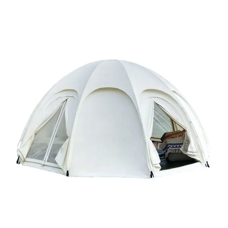 

Spherical Dome Canopy Tent, Outdoor Light Luxury Camp Hemispheric Tent, Sunshade And Rainproof Starry Sky Hotel Tent