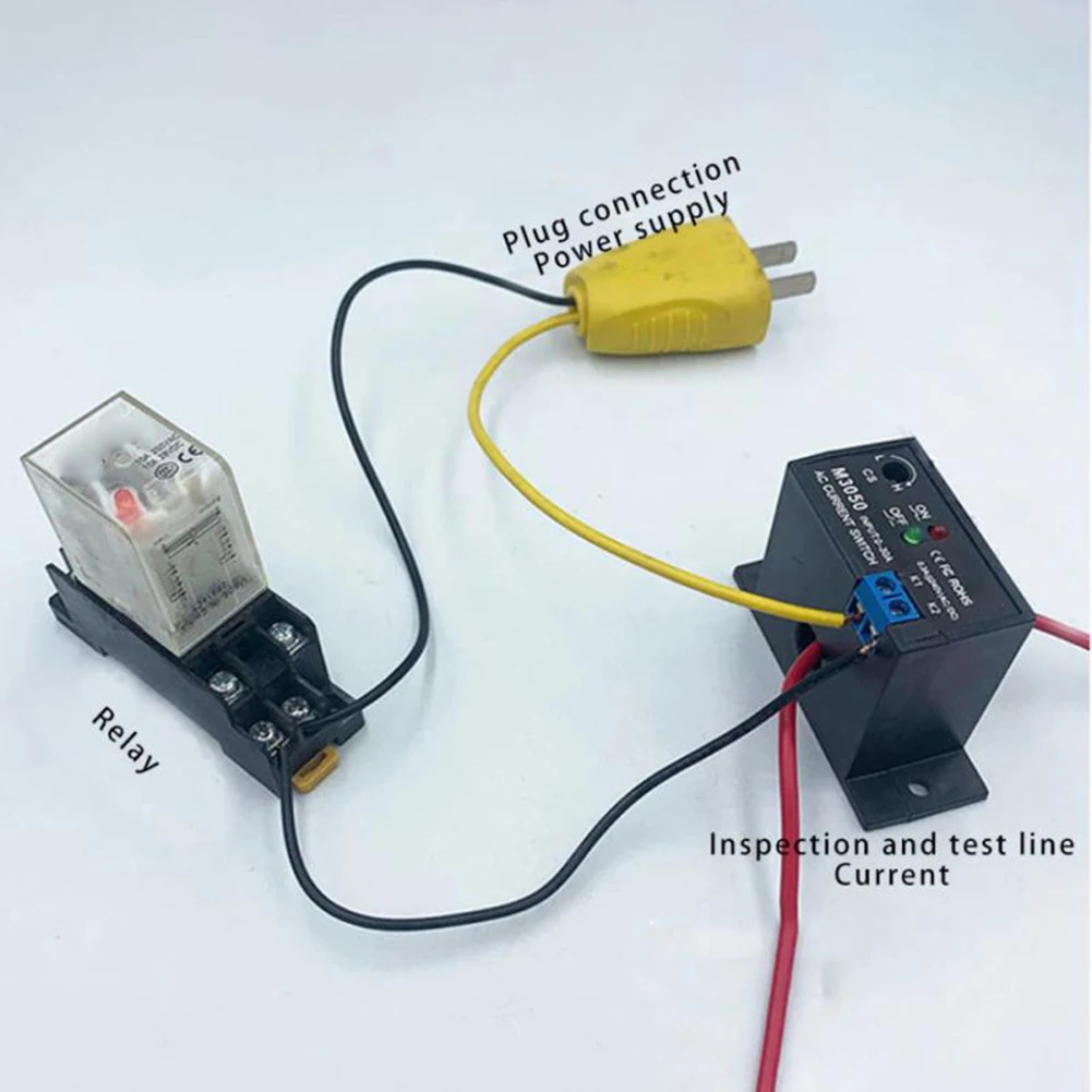 

AC Current Sensing Switch Self-Powered Sensing Switch Induction RelayM3050/M3056 Current Sensing Switch Relay 65x25x47MM