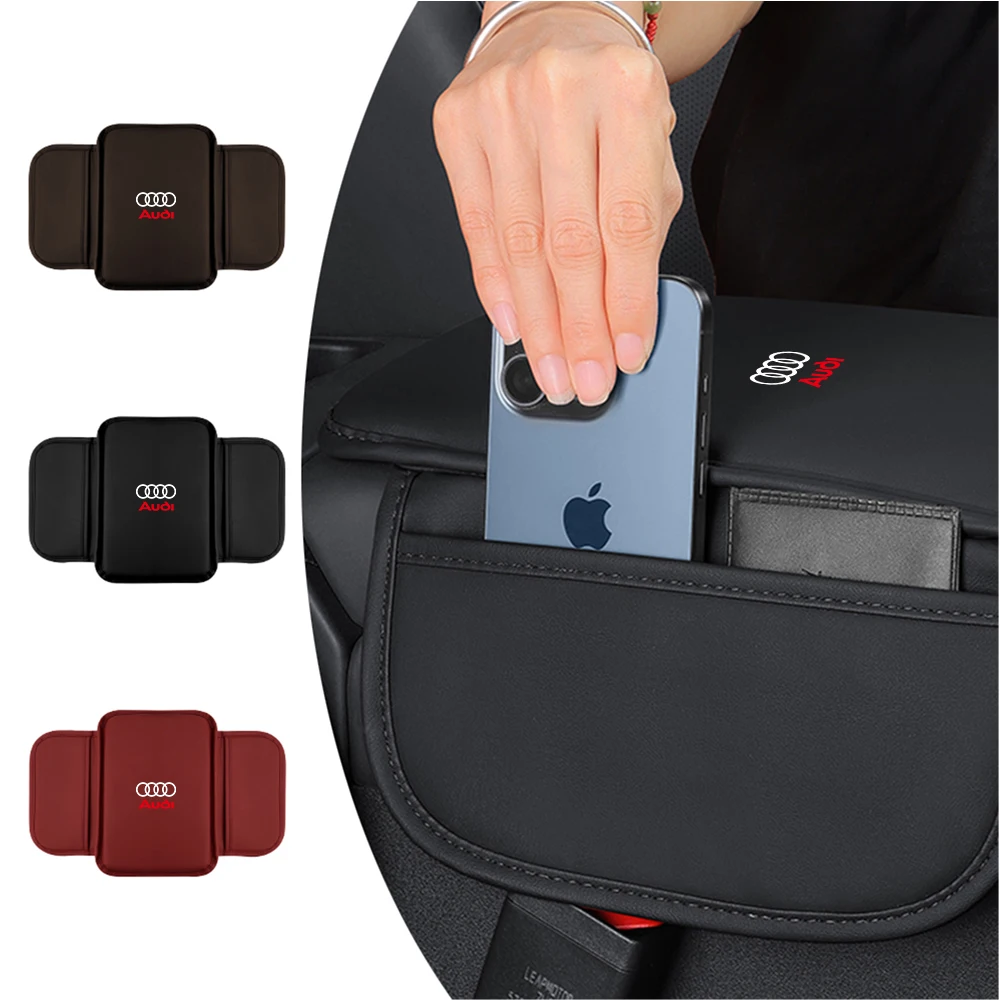 Car Center Console Armrest Box Pad Cushion For Audi A3 A4 A6 B8 RS6 Sline A2 B6 C6 S3 S6 A1 Q6 8P Q3 A7 A8 Q5 C5 C7 Q1 Q2 Q4 Q7