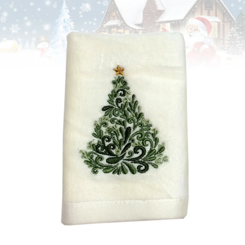 

Face Towel Paper Napkins Decorative Facial Cleaning Cotton Christmas Tree Cutton Rag