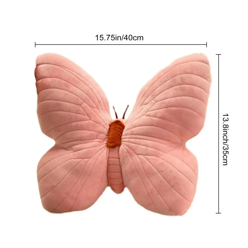 Butterfly-shaped Plush Pillow Butterfly Shaped Plush Pillow Soft Stuffed Cushion for Couch Bed Car Decorative for Room for Home