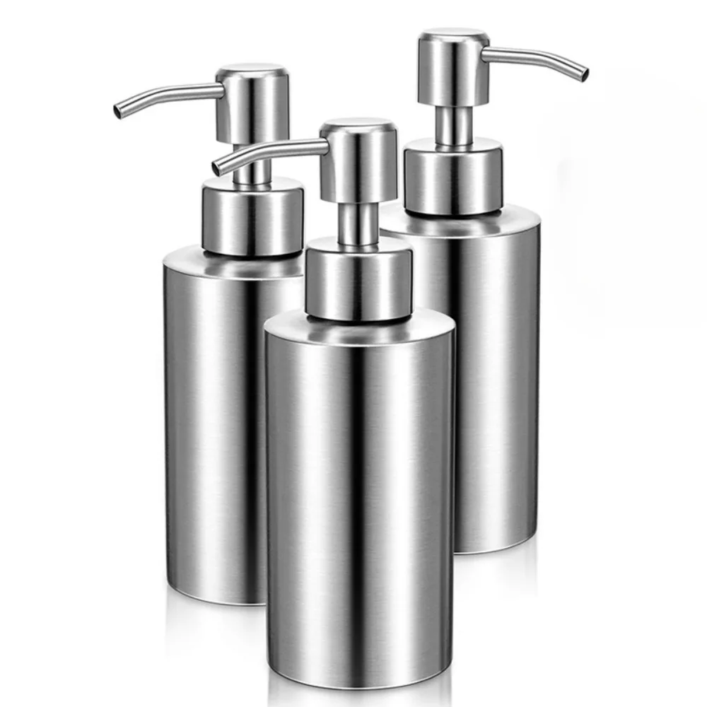 

Liquid Soap Dispenser Bottle Gel Bottle Large Capacity 304 Stainless Soap Dispenser ,For Kitchen and Bathroom 250ml350ml550ml