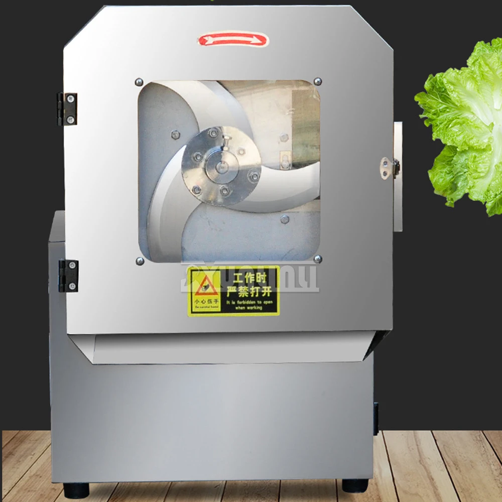 

Коммерческая электрическая машина для резки овощей, машина для резки овощей из нержавеющей стали, многофункциональная машина Cortador De Verduras