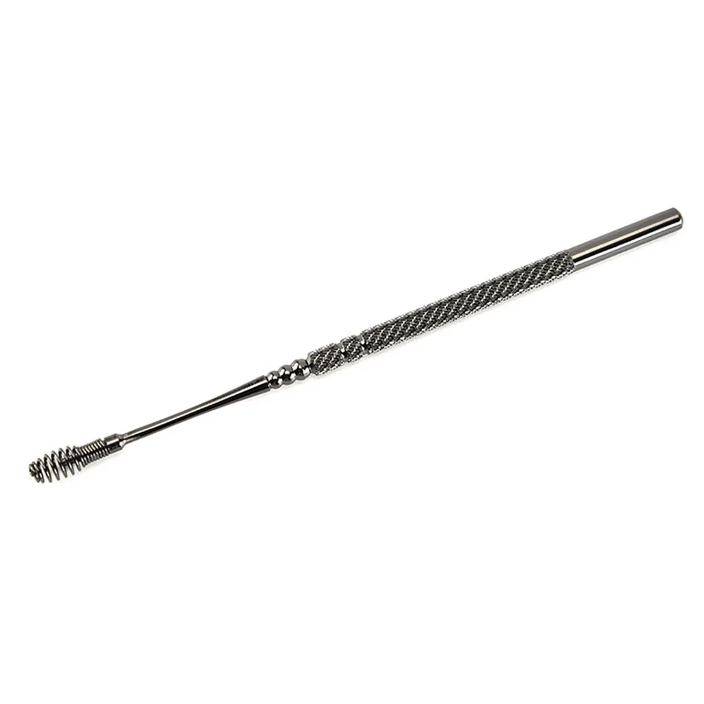 3Pcs Ear Pick Stainless Steel Portable Lightweight Ear Wax Cleaning Tool No Rust Skid Resistance Household Use