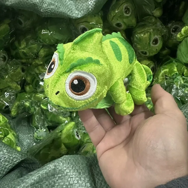 Cute Green Chameleon Shoulder Plush Doll, Soft Filled Animal Toy Pendant, Decorative Ornament Gift (1 Piece)