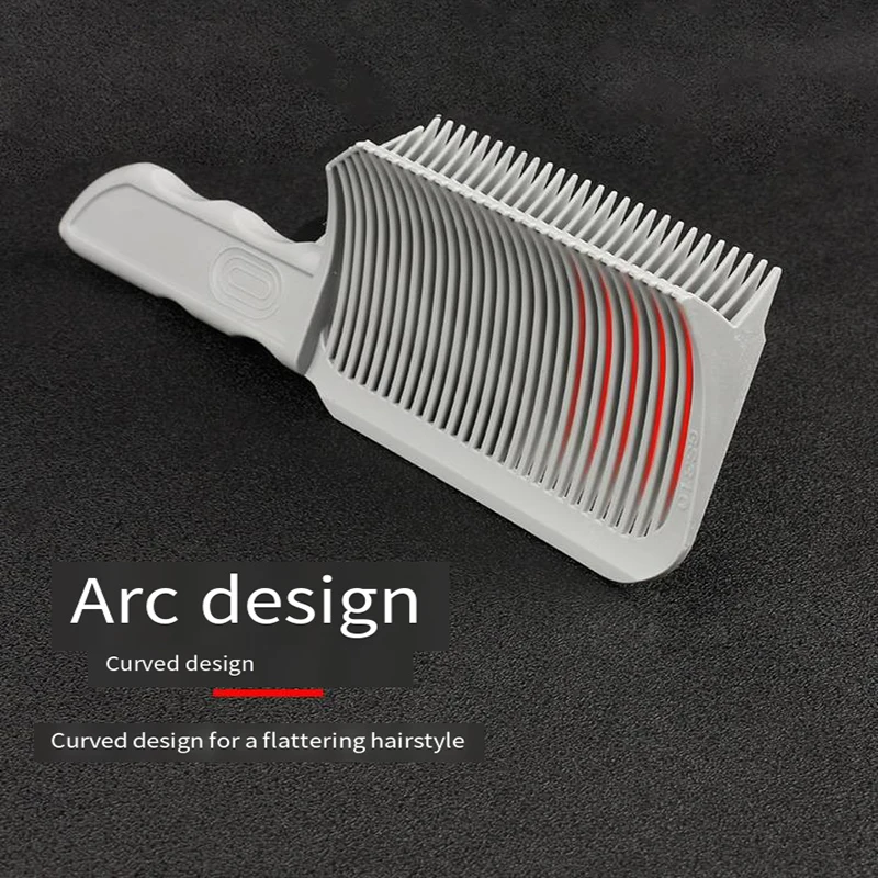 Fading Comb Professional Barber Clipper Blending Flat Top Hair Cutting Comb For Men Heat Resistant Fade Brush Salon Styling Tool