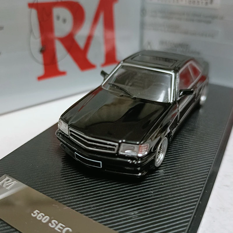 RHINO 1:64 Scale Diecast Alloy Mercedes-Benz 560SEC AMG C126 Toys Cars Model Classics Adult Souvenir Gifts Static Display