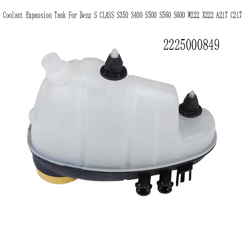 Super Sale 2225000849 Coolant Expansion Tank Radiator Cooling Tank for Benz S CLASS S350 S400 S500 S560 S600 W222 X222 A217 C217