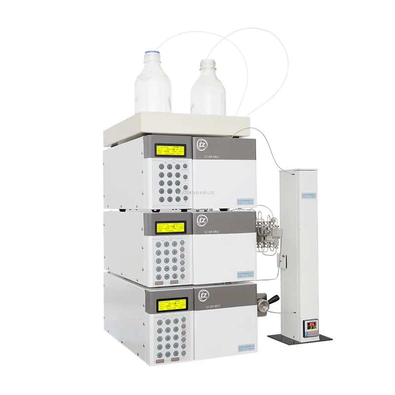 High performance liquid chromatography system laboratory equipment for chemical analysis