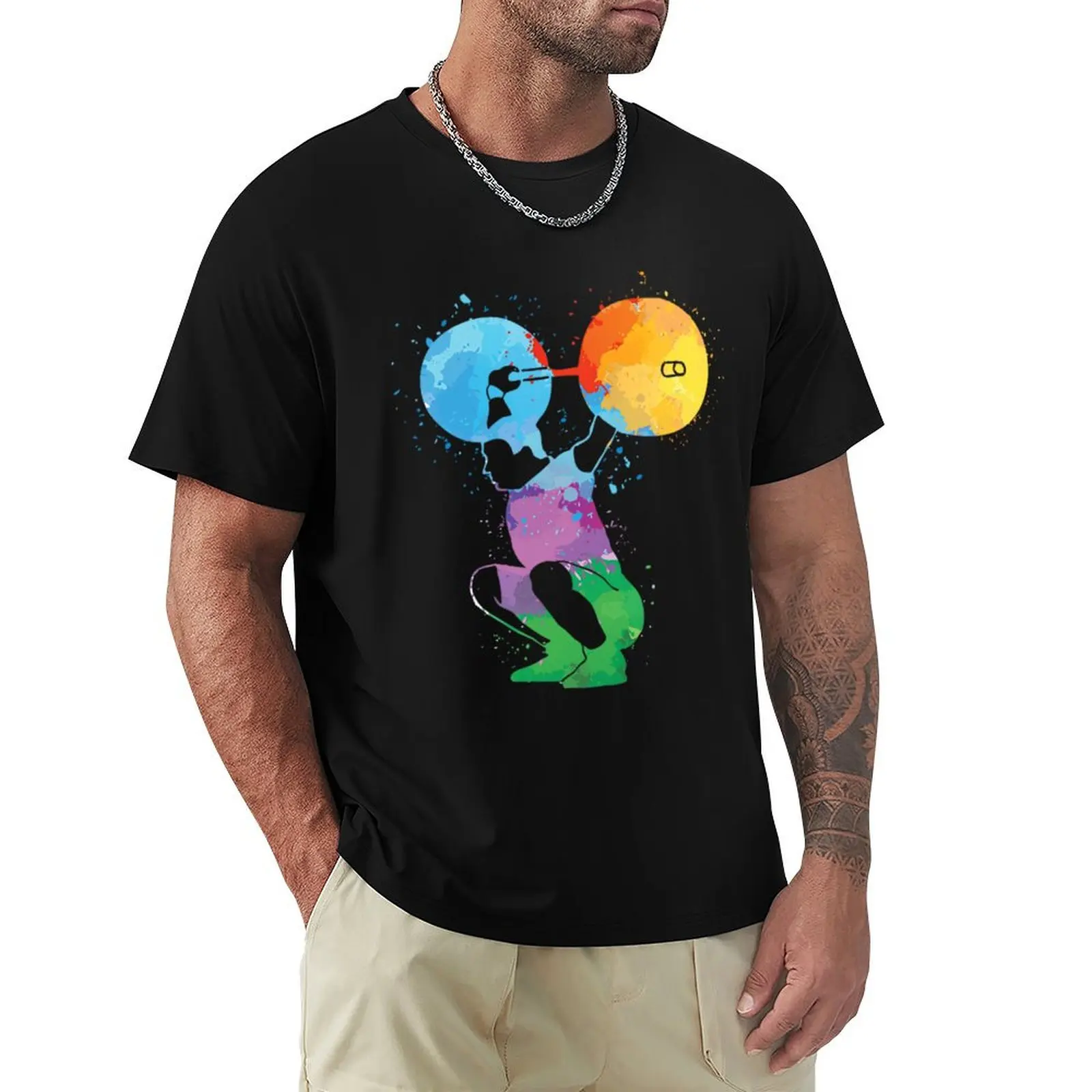 

31 weightlifting weightlifter barbell clean jerk snatch jonathan kraske transparent T-Shirt Anti-Pilling Casual T-Shirt