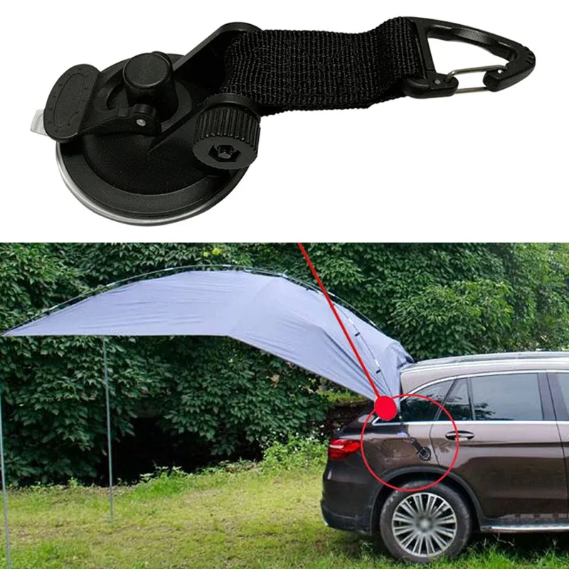 Outdoor Suction Cup Anchor Securing Hook Tie Down Camping Tarp As Car Side Awning Pool Tarps Travel Tents Accessories 2025 NEW