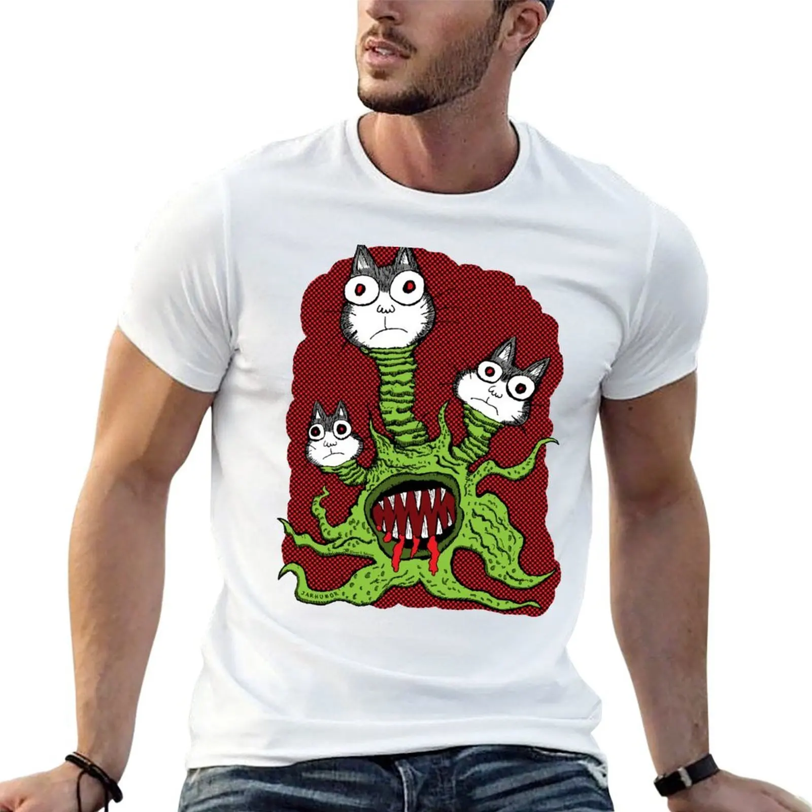 

Kitty Monster T-Shirt t shirt man designer man t shirt designer T-Shirt