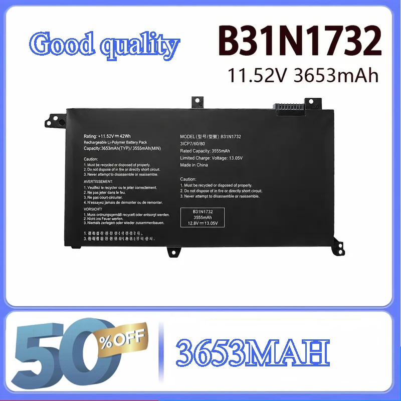 for ASUS Lingyao S 2nd Gen S4300U UN S4300F FN B31N1732 Battery Manufacturer Wholesale