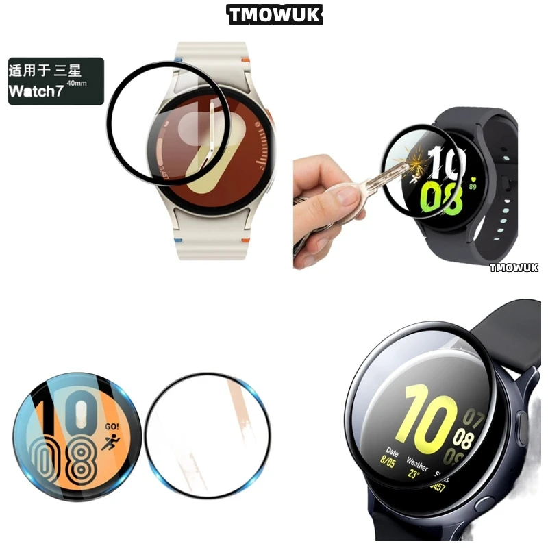 

For Samsung Galaxy Watch 4 5 6 7 Ultra FE PRO 47 44 43mm 40mm, Superior Glare Reduction.