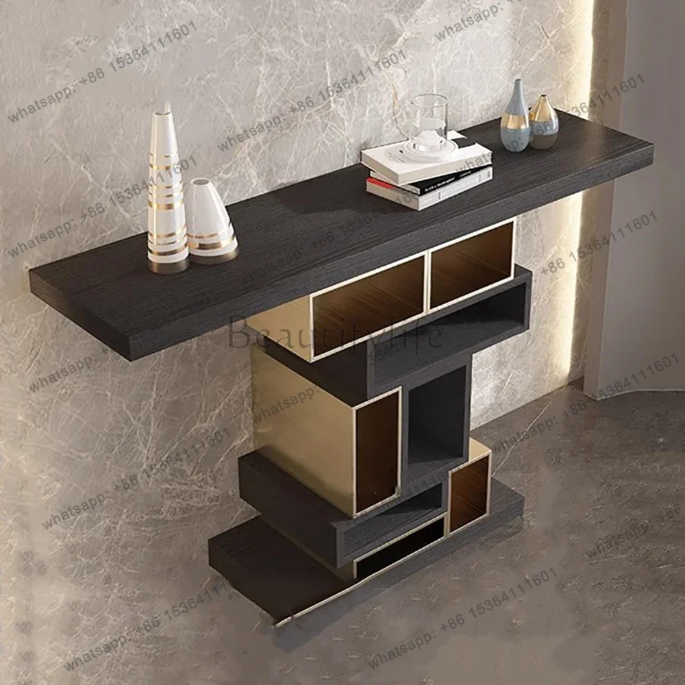 YJ Luxury Classic Console Table Trendy Aesthetic Nordic Modern Console Table Beauty Design Woonkamer Tafel Living Room Furniture