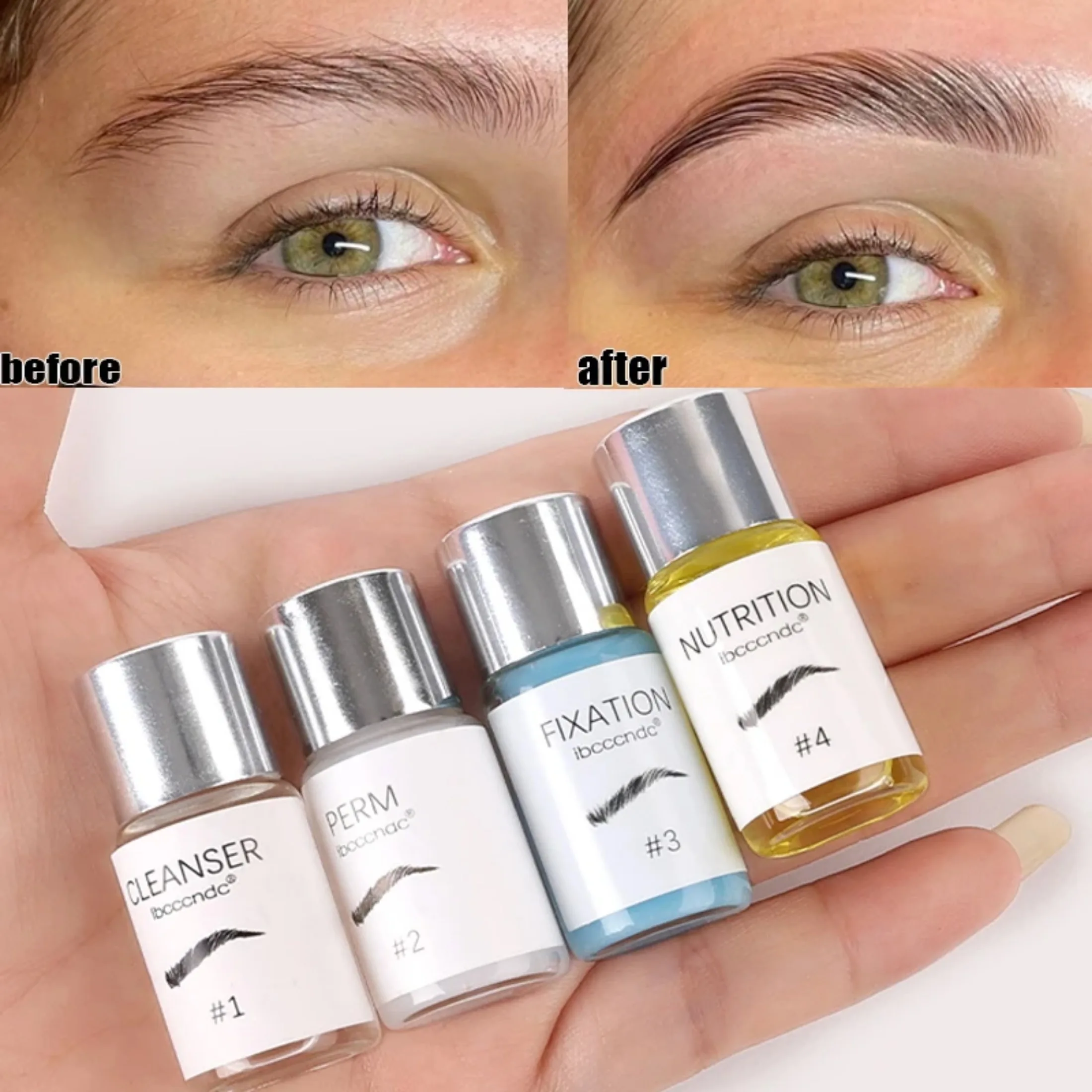 Semi-pernament Eyebrow Styling Perm Lotion Eye Brow Lifting Semi-permanet Beauty Nutrition Brow Lamination Lift Perming  Makeup