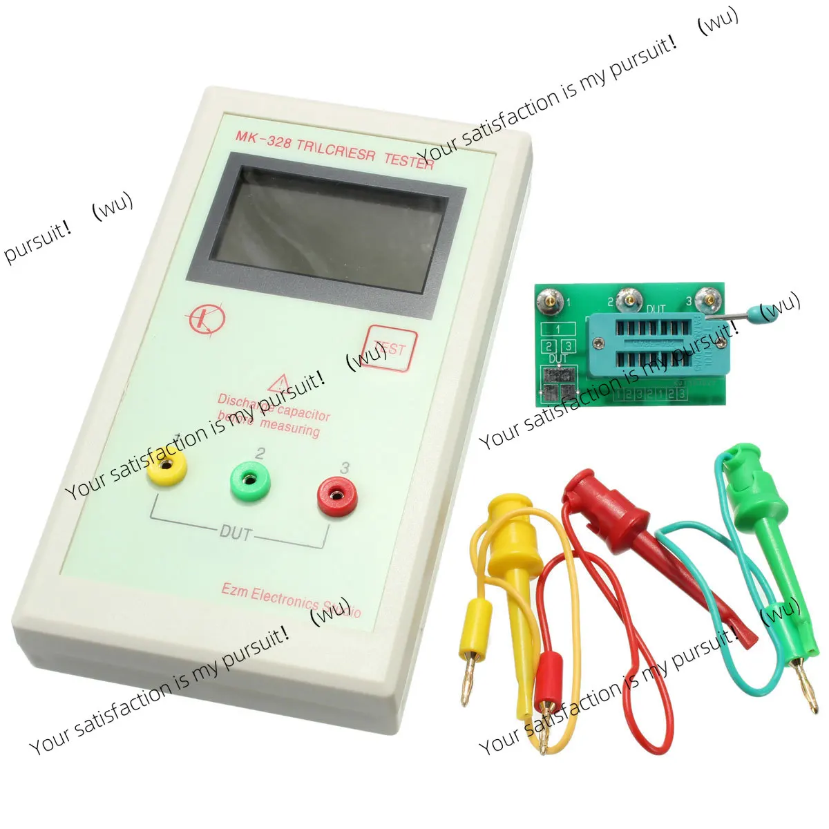 MK328 Portable Transistor Tester Handheld LCR ESR Meter Resistance Capacitance Diode MOSFET Electronic Test Instrument