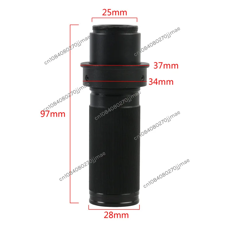 150x Continuous Zoom Industrial Camera Lens Mainboard Repair Monocular Magnifying Glass C Interface Video Zoom Lens