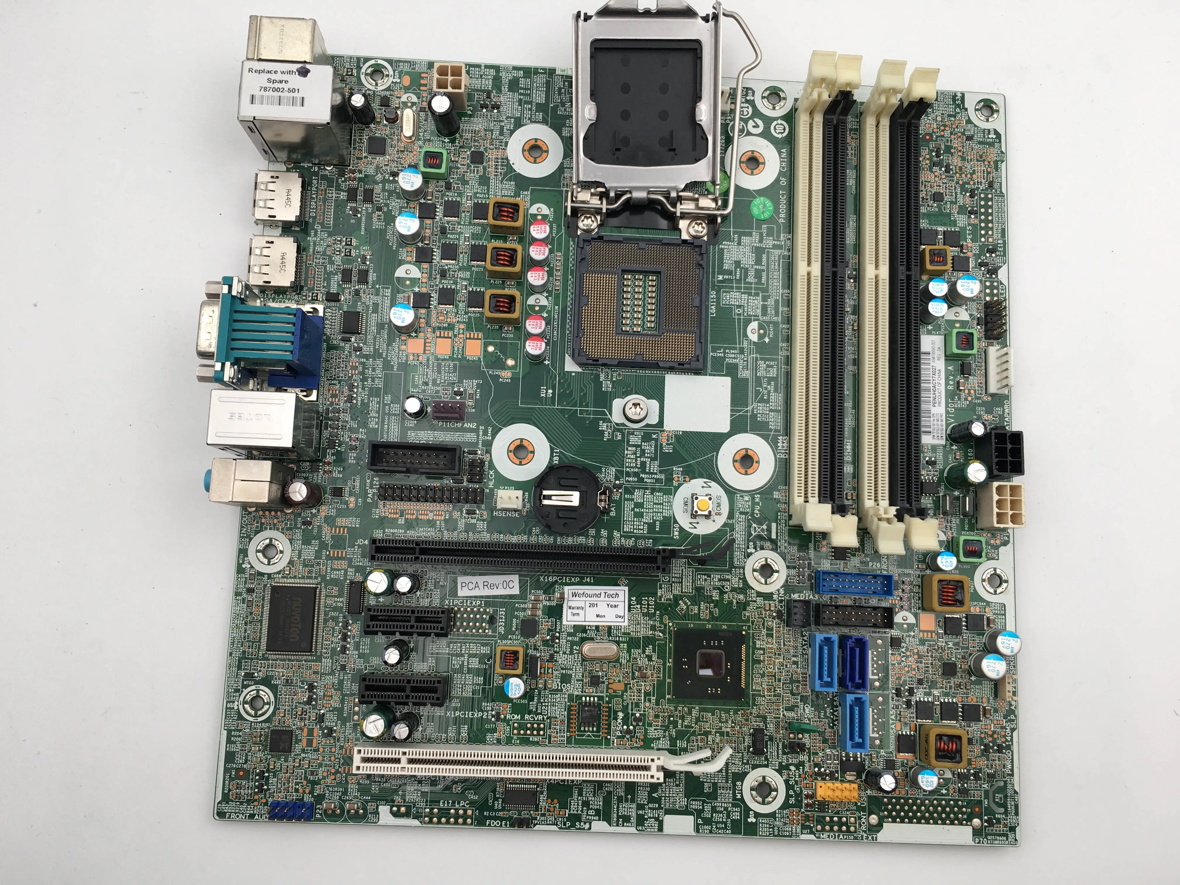 787002-001 786680-001 for HP EliteDesk 700 G1 MT motherboard