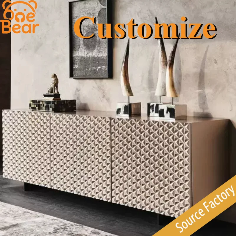Customizable upscale sideboards, modern minimalist sideboards, entryway cabinets, storage cabinets, and decorative cabinets.