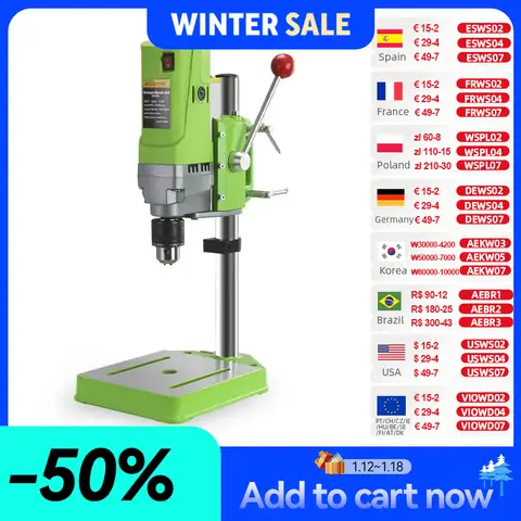 Mini Bench Drill Stand 710W Allsome