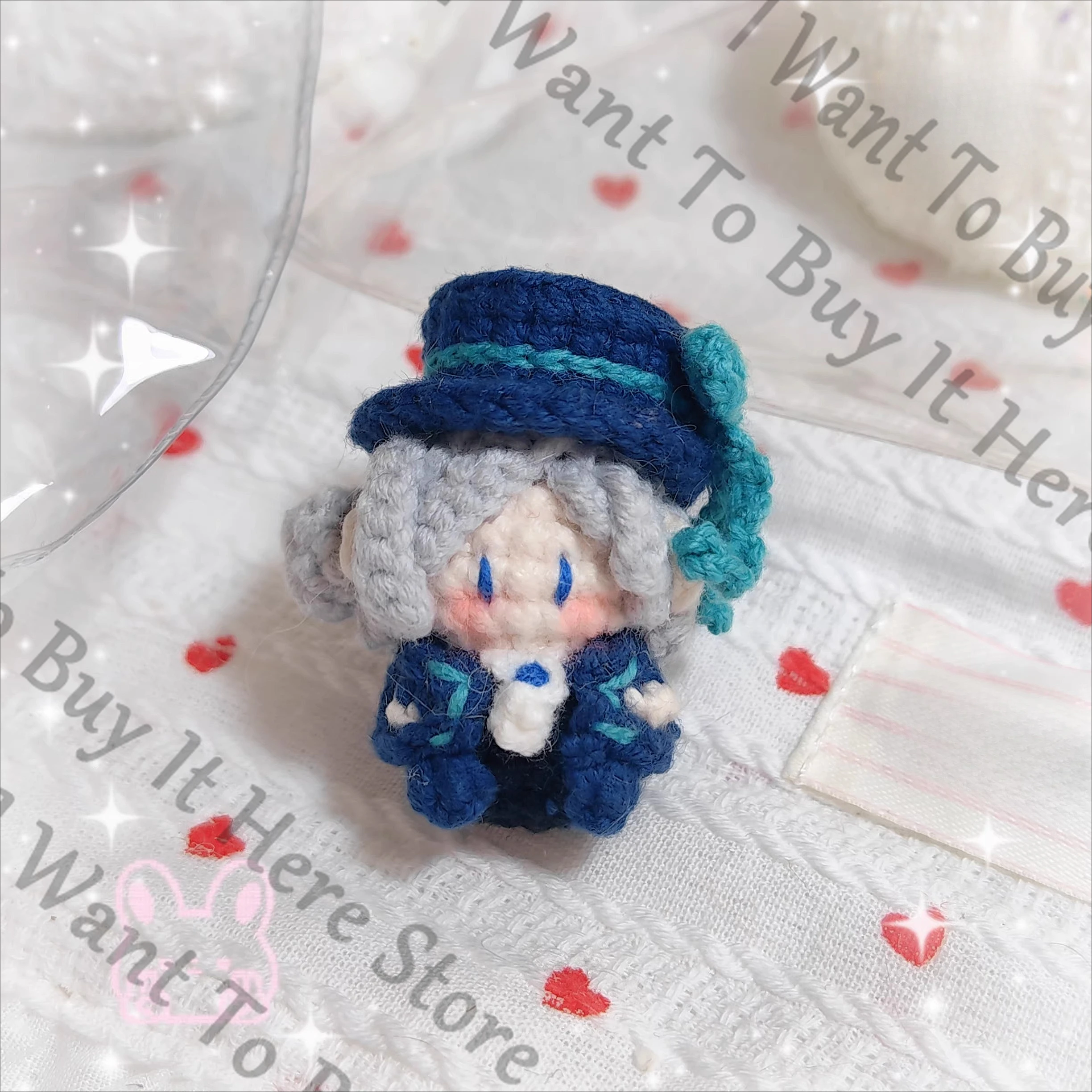 

Anime Reverse:1999 Vertin Cosplay Cartoon Handmade Crocheting Keychain Puppet Maumet Hanging Drop Keyring Widget Mascot Gift