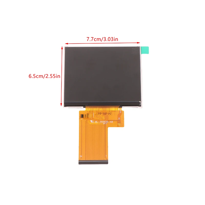 업그레이드 레트로 핸드헬드 휴대용 미니 게임 콘솔 화면, LCD 디스플레이, 54 핀 탭 IPS LCD, RG35XX 플러스용, 신제품