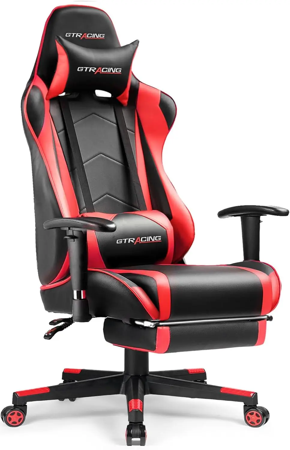 

Gaming Chair With Footrest, High Ba Computer Chair Ergonomic Game Desk Chair Racing Executive Adjustable Swivel Rocker With
