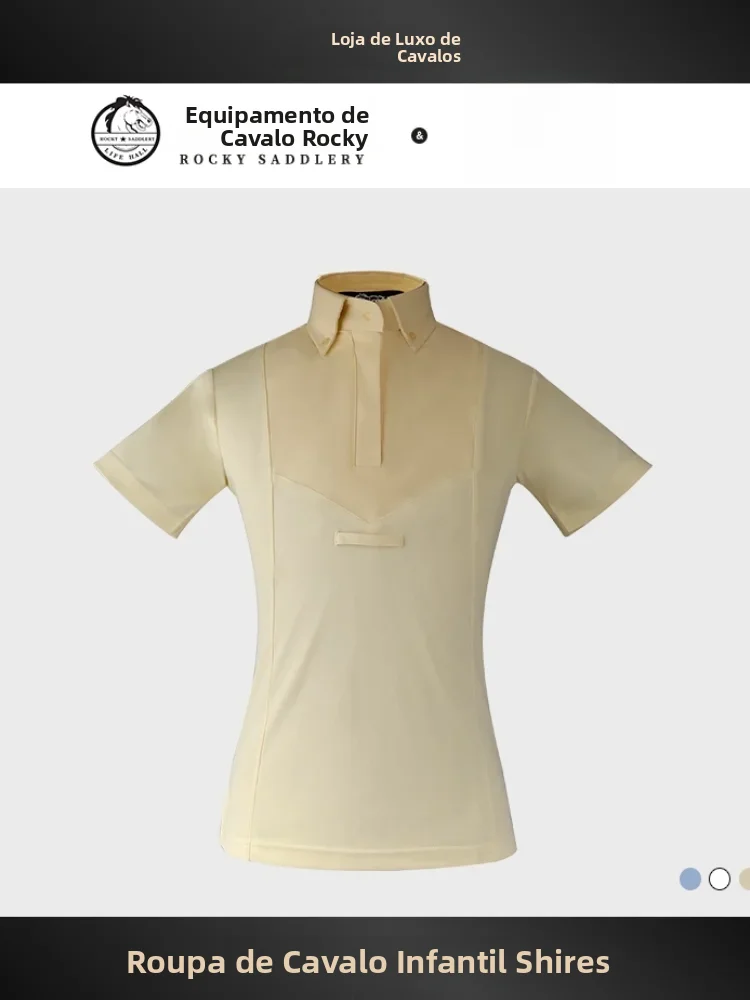 camiseta-blanca-de-manga-corta-para-montar-a-caballo-para-adultos-y-ninos-ropa-deportiva-de-caballero-fabricante-sin-marca