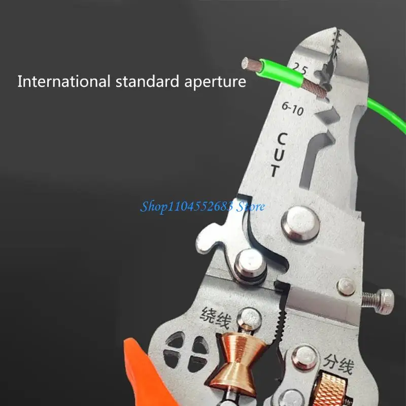 

Y6GD Electrical Cable Cutter Stripper Crimper With Wire Stripping, Cutting, Crimping
