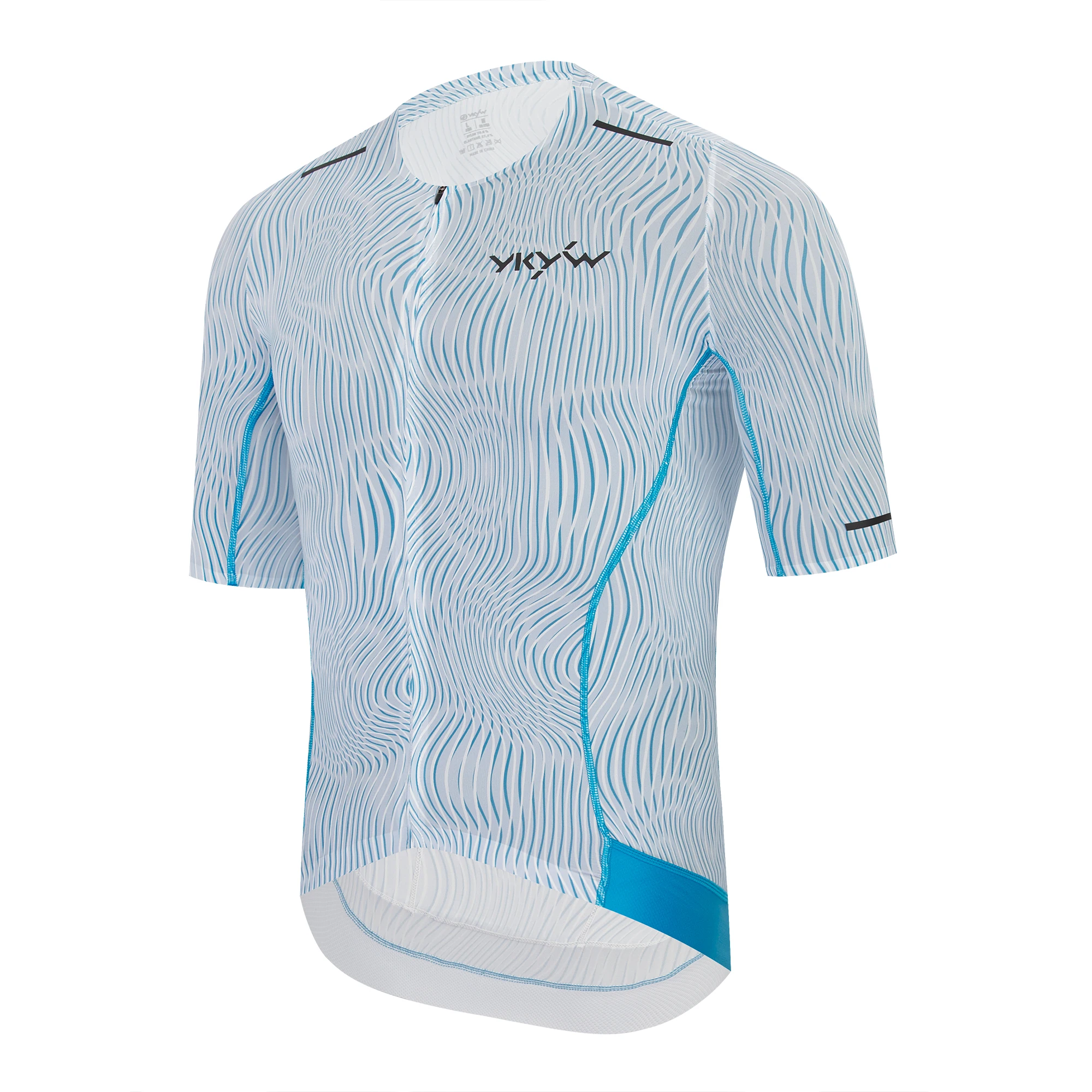 YKYWBIKE Pro Race Herren Radtrikot Leichtes Kühlendes Atmungsaktives Schnelltrocknendes Sommer-Rennrad MTB Fahrradbekleidung – Detail 20
